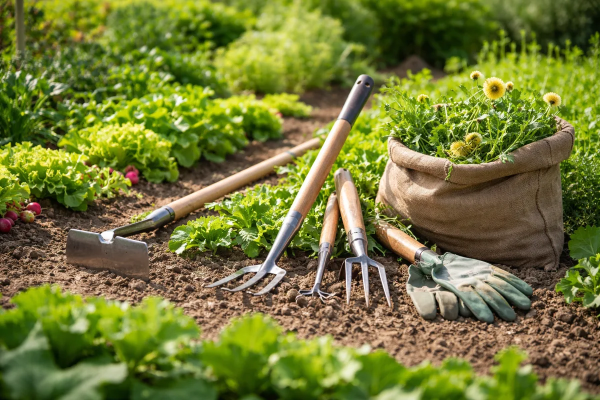 Quels outils de jardin pour réussir le désherbage dans votre jardin potager
