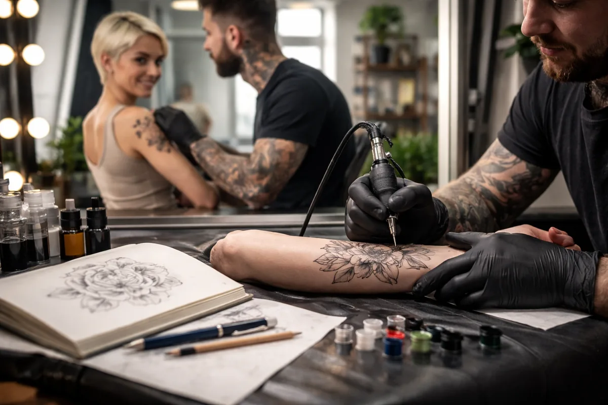Les différentes étapes de l'expérience de tatouage