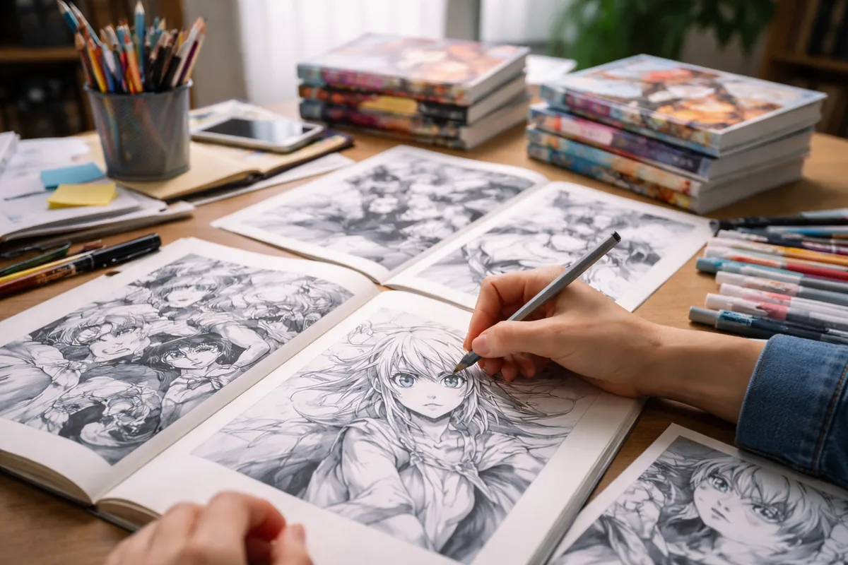 Quels éléments analyser pour créer une série manga captivante